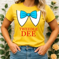 Tweedle Dee Costume Womens T-Shirt