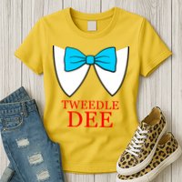 Tweedle Dee Costume Womens T-Shirt