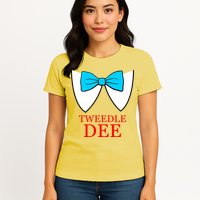 Tweedle Dee Costume Womens T-Shirt