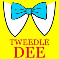 Tweedle Dee Costume Womens T-Shirt
