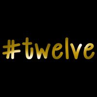 #Twelve 12th Birthday Gold Logo 16 in Basic Backpack