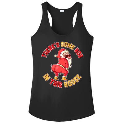 Twerking Santa Claus There's Some Hos In This House Ladies PosiCharge Competitor Racerback Tank