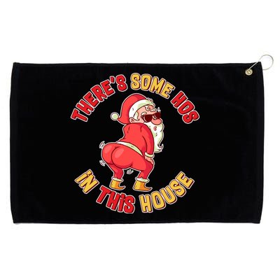 Twerking Santa Claus There's Some Hos In This House Grommeted Golf Towel