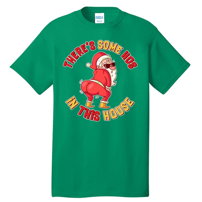 Twerking Santa Claus There's Some Hos In This House Tall T-Shirt