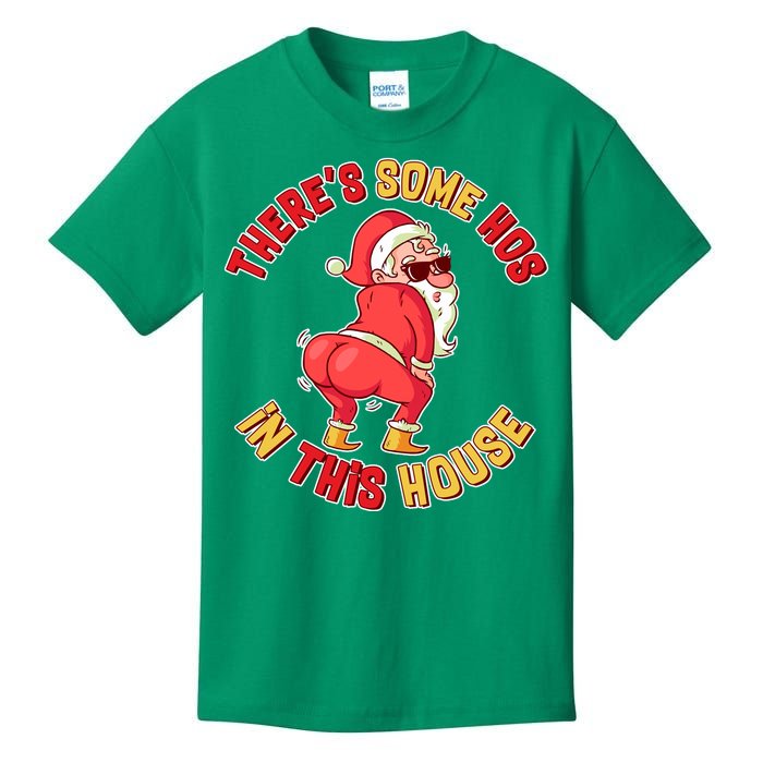 Twerking Santa Claus There's Some Hos In This House Kids T-Shirt