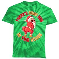 Twerking Santa Claus There's Some Hos In This House Kids Tie-Dye T-Shirt