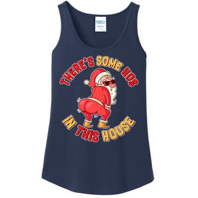 Twerking Santa Claus There's Some Hos In This House Ladies Essential Tank