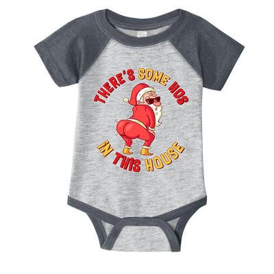 Twerking Santa Claus There's Some Hos In This House Infant Baby Jersey Bodysuit