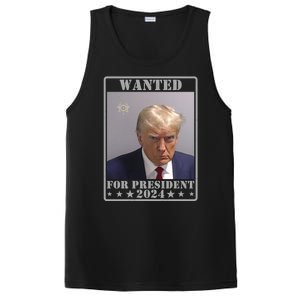 Trump Wanted For President 2024 PosiCharge Competitor Tank