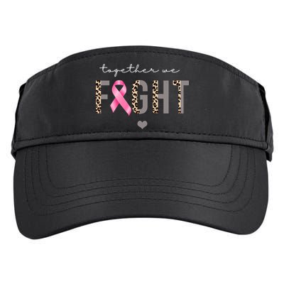 Together We Fight Breast Cancer Awareness Leopard Adult Drive Performance Visor