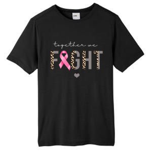 Together We Fight Breast Cancer Awareness Leopard Tall Fusion ChromaSoft Performance T-Shirt