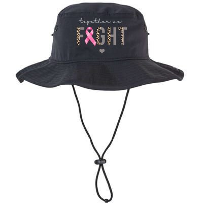 Together We Fight Breast Cancer Awareness Leopard Legacy Cool Fit Booney Bucket Hat