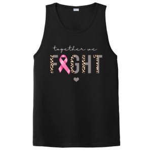 Together We Fight Breast Cancer Awareness Leopard PosiCharge Competitor Tank