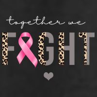 Together We Fight Breast Cancer Awareness Leopard Hat