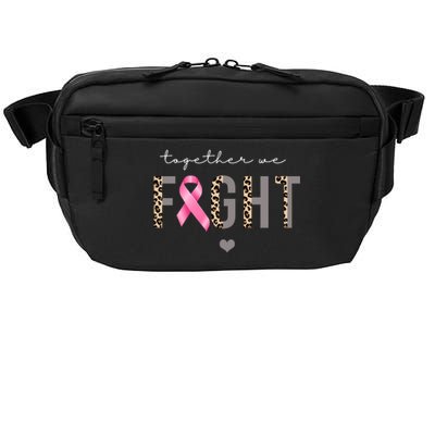 Together We Fight Breast Cancer Awareness Leopard Crossbody Pack