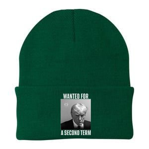 Trump Wanted For A Second Term Knit Cap Winter Beanie