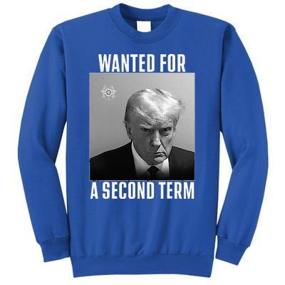 Trump Wanted For A Second Term Sweatshirt