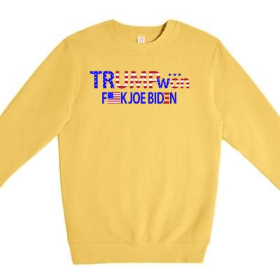 Trump Won F Biden Premium Crewneck Sweatshirt