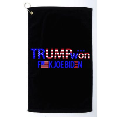 Trump Won F Biden Golf Towel