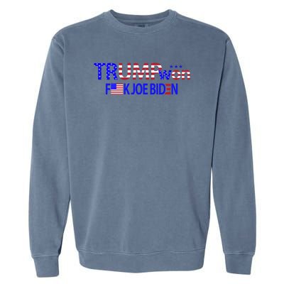 Trump Won F Biden Garment-Dyed Sweatshirt