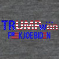 Trump Won F Biden 7 Panel Mesh Trucker Snapback Hat