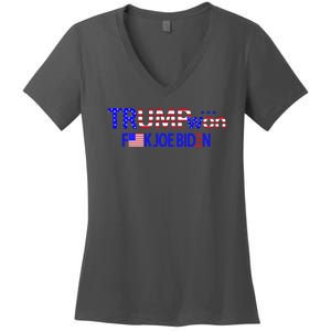 Trump Won F Biden Women's V-Neck T-Shirt