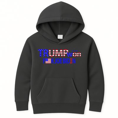 Trump Won F Biden Kids Hoodie