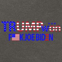 Trump Won F Biden Cotton Canvas Backpack