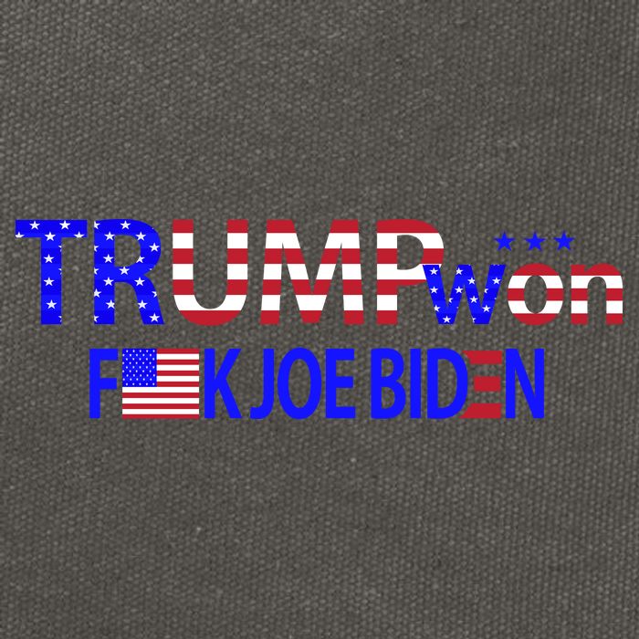 Trump Won F Biden Cotton Canvas Backpack