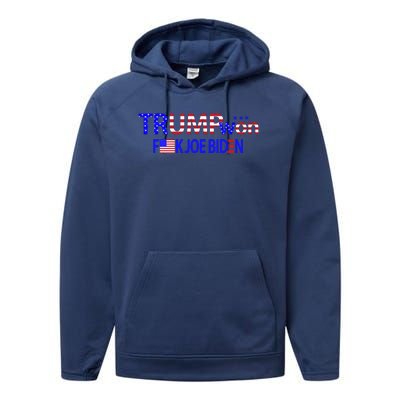 Trump Won F Biden Performance Fleece Hoodie