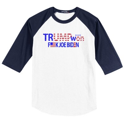 Trump Won F Biden Baseball Sleeve Shirt