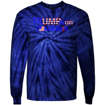 Trump Won F Biden Tie-Dye Long Sleeve Shirt