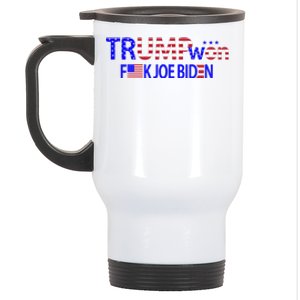 Trump Won F Biden Stainless Steel Travel Mug