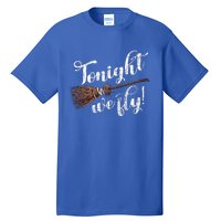 Tonight We Fly Fun Halloween Pumpkin Witches Tall T-Shirt