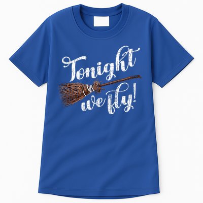 Tonight We Fly Fun Halloween Pumpkin Witches Tall T-Shirt