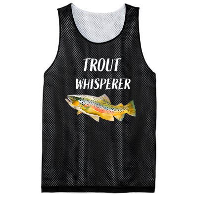 Trout Whisperer Fishing Rainbow Trout Mesh Reversible Basketball Jersey Tank