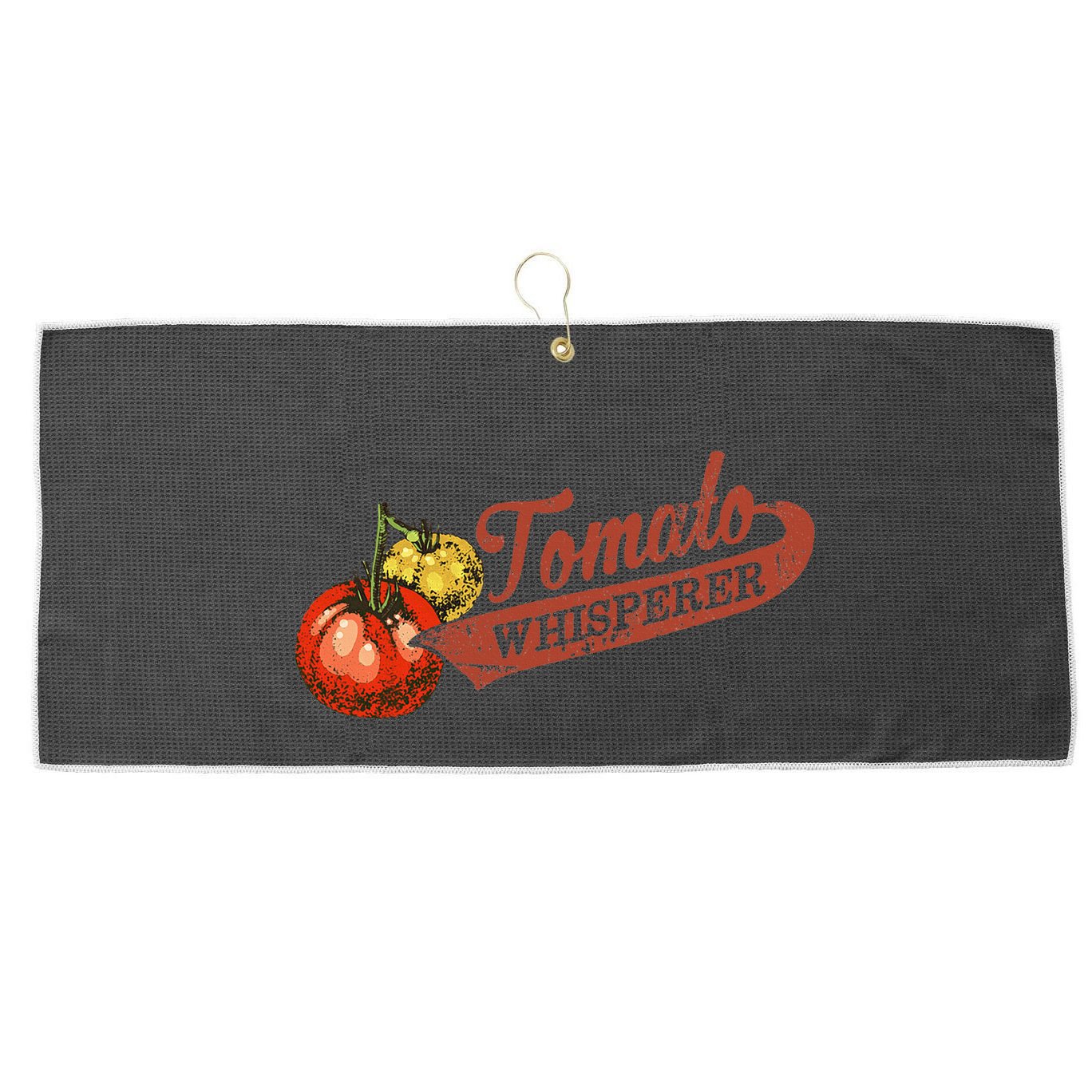 Tomato Whisperer For Gardening Enthusiasts Large Microfiber Waffle Golf Towel