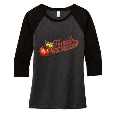 Tomato Whisperer For Gardening Enthusiasts Women's Tri-Blend 3/4-Sleeve Raglan Shirt
