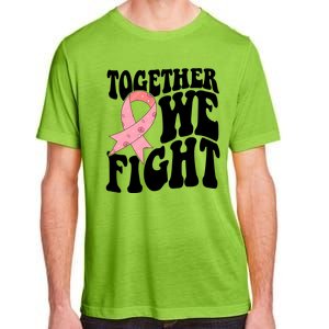 Together We Fight Breast Cancer Retro Adult ChromaSoft Performance T-Shirt