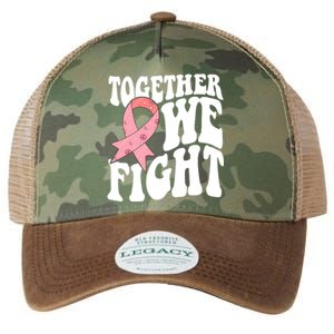 Together We Fight Breast Cancer Retro Legacy Tie Dye Trucker Hat