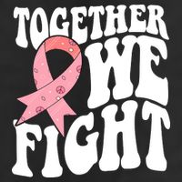 Together We Fight Breast Cancer Retro 7 Panel Mesh Trucker Snapback Hat