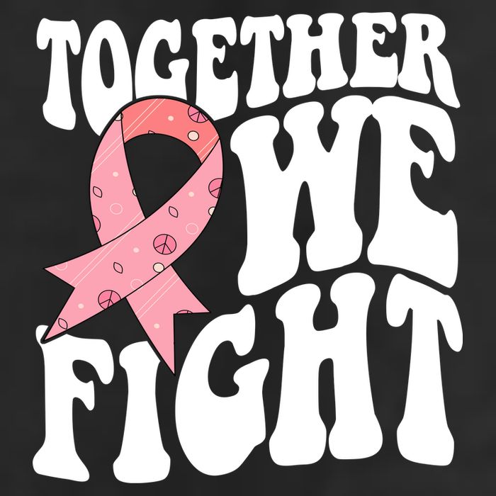 Together We Fight Breast Cancer Retro 7 Panel Mesh Trucker Snapback Hat