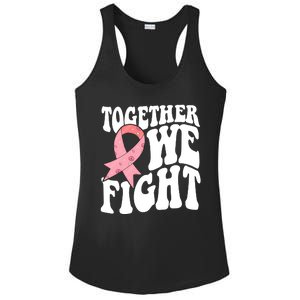 Together We Fight Breast Cancer Retro Ladies PosiCharge Competitor Racerback Tank