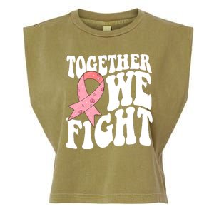 Together We Fight Breast Cancer Retro Garment-Dyed Women's Muscle Tee