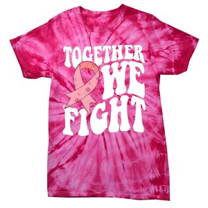 Together We Fight Breast Cancer Retro Tie-Dye T-Shirt