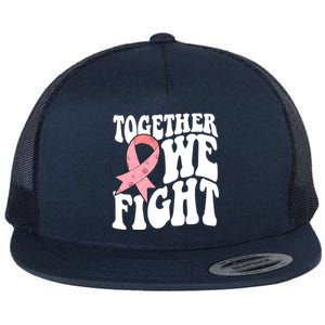 Together We Fight Breast Cancer Retro Flat Bill Trucker Hat