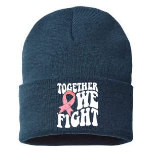 Together We Fight Breast Cancer Retro Sustainable Knit Beanie