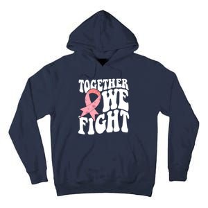 Together We Fight Breast Cancer Retro Tall Hoodie