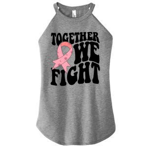 Together We Fight Breast Cancer Retro Women's Perfect Tri Rocker Tank