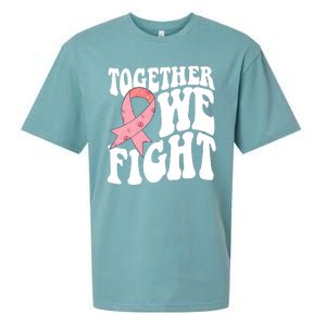 Together We Fight Breast Cancer Retro Sueded Cloud Jersey T-Shirt